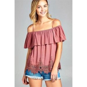 GYPSY ROSE CROCHET TOP 3 PACK/SML